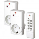 Brennenstuhl Funkschalt-Set RCS 1000 N Comfort 1 Handsender,2 Schaltempfänger 1000W - 1507150 Thumbnail 1