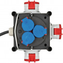 Brennenstuhl Kompakter Gummi-Stromverteiler BSV 3 LS E716 2 IP44 3x CEE 400V/16A, 3x 230V/16A - 1153680100 Thumbnail 2