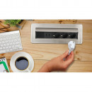 Brennenstuhl Tischsteckdosenleiste Indesk Power 3fach (2m H05VV-F3G1.5, 2xUSB) - 1396200113 Thumbnail 10