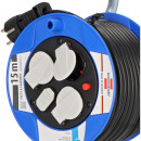 Brennenstuhl Kabeltrommel Garant 180 15m 3fach (2xUSB H05VV-F3G1,5) - 1079180600 Thumbnail 4