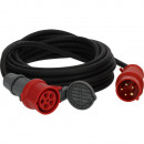 Brennenstuhl Professional CEE Verlängerungskabel IP44 mit Phasenwender 10m schwarz H07RN-F 5G2,5 CEE 400V/16A - 1169370100 Thumbnail 2