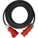 Brennenstuhl professionalLINE CEE Verlängerungskabel IP44 mit Phasenwender 25m schwarz H07RN-F 5G4,0 CEE 400V/32A - 116939025 Thumbnail 1