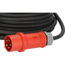 Brennenstuhl professionalLINE CEE Verlängerungskabel IP44 mit Phasenwender 25m schwarz H07RN-F 5G4,0 CEE 400V/32A - 116939025 Thumbnail 4