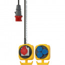 Brennenstuhl Pendelstromverteiler 5m CEE400V/16A (3-Phasen, H07RN-F5G1.5, IP44) - 1151960010 Thumbnail 1