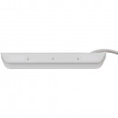 Brennenstuhl estilo Ecksteckdosenleiste mit USB-Ladefunktion 4-fach 2x Schutzkontakt & 2x Euro silber/weiß - 1153590420 Thumbnail 5