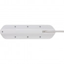 Brennenstuhl estilo Ecksteckdosenleiste mit USB-Ladefunktion 4-fach 2x Schutzkontakt & 2x Euro silber/weiß - 1153590420 Thumbnail 6