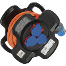 Brennenstuhl Gummi-Kabelhaspel X-Gum CEE IP44 für Camping-/Maritim 10m H07RN-F 3G2,5 - 1169730101 Thumbnail 2