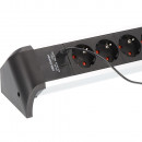Brennenstuhl Alu-Office-Line Steckdosenleiste mit USB Power Delivery USB-Ladefunktion 4-fach 1,8m H05VV-F 3G1,5 - 1391040420 Thumbnail 3