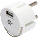 Brennenstuhl USB Steckdosenadapter 2,4A weiß - 1508110 Thumbnail 1