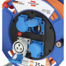 Brennenstuhl Garant CEE IP44 Camping-/Maritim Kabeltrommel 25m H07RN-F 3G2,5, 1xCEE230V/16A - 1182690200 Thumbnail 5