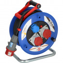 Brennenstuhl Garant CEE IP44 Industrie/Baustellen-Kabeltrommel 30m H07RN-F 5G2,5 - 1238010 Thumbnail 1
