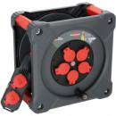 Brennenstuhl professionalLINE Baustellen-Kabeltrommel mit Powerblock KC 3200 5 IP44, 33+5m H07RN-F 3G2,5 - 9212380110 Thumbnail 1