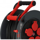 Brennenstuhl professionalLINE Kabeltrommel 300 KU 2100 IP44, 25m H07RN-F 3G1.5 - 9231250100 Thumbnail 4