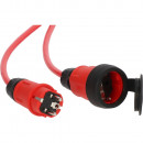 Brennenstuhl professionalLINE Verlängerungskabel VQ 2200 IP44, 25m rot H07BQ-F 3G2,5 - 9162250210 Thumbnail 3