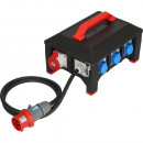 Brennenstuhl professionalLINE Gummi-Baustromverteiler BSV 5-32A FI Typ B 2m H07RN-F 5G6,0 1xCEE32A+2x16A,6x230V - 9150320068 Thumbnail 2