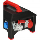 Brennenstuhl professionalLINE Gummi-Baustromverteiler BSV 5-32A FI Typ B 2m H07RN-F 5G6,0 1xCEE32A+2x16A,6x230V - 9150320068 Thumbnail 4