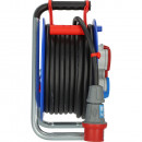 Brennenstuhl Garant CEE 3 IP44 Industrie/Baustellen-Kabeltrommel 30m H07RN-F 5G2,5 - 1238020 Thumbnail 3