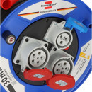 Brennenstuhl Garant CEE 3 IP44 Industrie/Baustellen-Kabeltrommel 30m H07RN-F 5G2,5 - 1238020 Thumbnail 5
