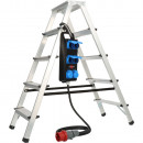 Brennenstuhl Portabler Stromverteiler BSV P 6x 230V/16A Steckdosen, CEE 400V/16A Stecker, 2m H07RN-F5G2,5 - 1151480010 Thumbnail 6