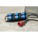 Brennenstuhl Portabler Stromverteiler BSV P 6x 230V/16A Steckdosen, CEE 400V/16A Stecker, 2m H07RN-F5G2,5 - 1151480010 Thumbnail 7