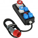 Brennenstuhl Portabler Stromverteiler BSV P 3x 230V/16A Steckdosen, 1x CEE 230V/16A, 1x CEE 400V/16A, 2m H07RN-F - 1151480020 Thumbnail 1