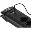 Brennenstuhl Premium-Line Steckdosenleiste 6-fach mit 2x USB C PD 65W und USB A 18W, schwarz 3m H05VV-F3G1.5 - 1951160613 Thumbnail 6