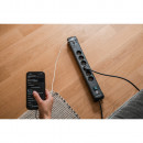 Brennenstuhl Premium-Line Steckdosenleiste 6-fach mit 2x USB C PD 65W und USB A 18W, schwarz 3m H05VV-F3G1.5 - 1951160613 Thumbnail 7