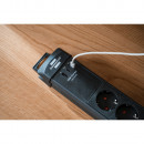 Brennenstuhl Premium-Line Steckdosenleiste 6-fach mit 2x USB C PD 65W und USB A 18W, schwarz 3m H05VV-F3G1.5 - 1951160613 Thumbnail 8
