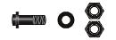 FELCO C9/90 RepSatz mit Bolzen, UScheibe, Muttern Thumbnail 1