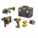 DeWalt Akku-Bohrschrauber-Set, 18V / 5Ah - DCK355P2T-QW Thumbnail 1