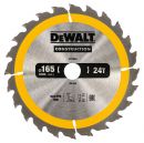 DeWalt Kreissaegeblatt Handkr. 165/20mm 24WZ - DT1934-QZ Thumbnail 1