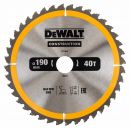 DeWalt Kreissaegeblatt Handkr. 190/30mm 40WZ - DT1945-QZ Thumbnail 1