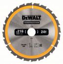 DeWalt Kreissaegeblatt Stat. 216/30mm 24WZ - DT1952-QZ Thumbnail 1