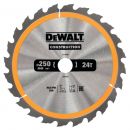 DeWalt Kreissaegeblatt Stat. 250/30mm 24WZ - DT1956-QZ Thumbnail 1