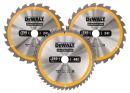 DeWalt Kreissaegeblatt-Set 3-tlg. Stat. - DT1963-QZ Thumbnail 1