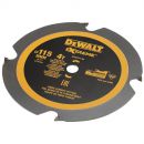 DeWalt Faserzement-Kreissägeblatt PCD für Akku-Handkreissägen, 115x9,5mm, 4Z - DT20421-QZ Thumbnail 1