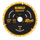 DeWalt Kreissaegeblatt stat. 210/30mm 24WZ - DT20432-QZ Thumbnail 1
