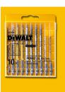 DeWalt Stichsaegeblaetter-Set 10-tlg. Holz - DT2290-QZ Thumbnail 1