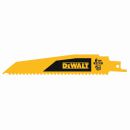 DeWalt Säbelsägeblatt Bi-Metall fuer nageldurchsetztes Holz 152mm 6TPI (5 Stück) - DT90380-QZ Thumbnail 1
