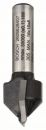 Bosch V-Nutfräser Standard for Wood mit 8 mm Schaft, D1 16 mm, L 16 mm, G 45 mm, 90° 2608628407 Thumbnail 1