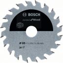 Lame de scie circulaire sans fil Standard for Wood Bosch, 85 x 1,1/0,7 x 15, 20 dents 2608837666 Thumbnail 1