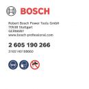 Bosch Filterdeckel Micro, Deckel zu Staubbox HW3 komplett, Breite x Länge: 97 x 260 mm 2605190266 Thumbnail 3