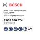 Adaptateur pour aspirateur Bosch, pour GHO 12V-20 2608000674 Thumbnail 3