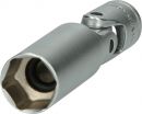 KS TOOLS 3/8" Douilles articulées pour bougies, courtes, 75mm, 16mm - 500.7306 Thumbnail 1