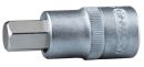 KS Tools 1" Bit-Stecknuss Innensechskant, kurz, 22 mm - 911.1808 Thumbnail 1