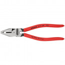 KNIPEX (02 01 180 SB) Kraft-Kombizange mit Kunststoff überzogen schwarz atramentiert Thumbnail 1