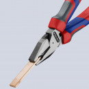 KNIPEX (02 02 180 SB) Kraft-Kombizange mit Comfort-Griffen schwarz atramentiert Thumbnail 4