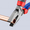 KNIPEX (02 02 200 SB) Kraft-Kombizange mit Comfort-Griffen schwarz atramentiert Thumbnail 4
