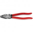 KNIPEX (02 01 225 SB) Kraft-Kombizange mit Kunststoff überzogen schwarz atramentiert Thumbnail 1