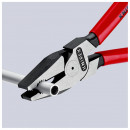KNIPEX (02 01 225 SB) Kraft-Kombizange mit Kunststoff überzogen schwarz atramentiert Thumbnail 4